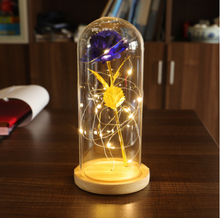 Load image into Gallery viewer, LED Enchanted Rose--Beauty and The Beast Rose in Glass Dome