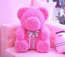 Load image into Gallery viewer, Rose ribbon teddy