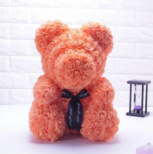 Rose ribbon teddy