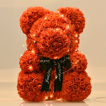 Load image into Gallery viewer, Rose hold heart bear