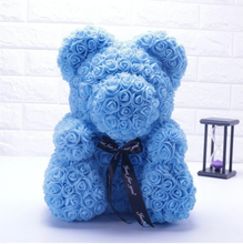 Load image into Gallery viewer, Rose ribbon teddy