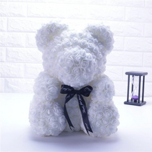 Load image into Gallery viewer, Rose ribbon teddy