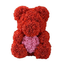Load image into Gallery viewer, Rose hold heart bear