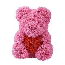 Load image into Gallery viewer, Rose hold heart bear